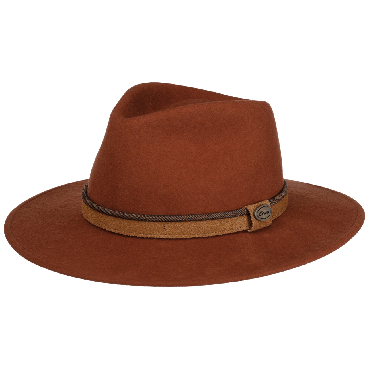 Dapper Gent's Fedora Traveller Wool Fedora Hat