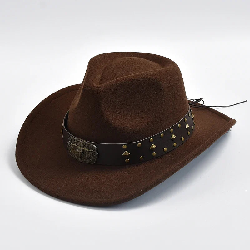 Bison Collection Wool Western Cowboy Hat