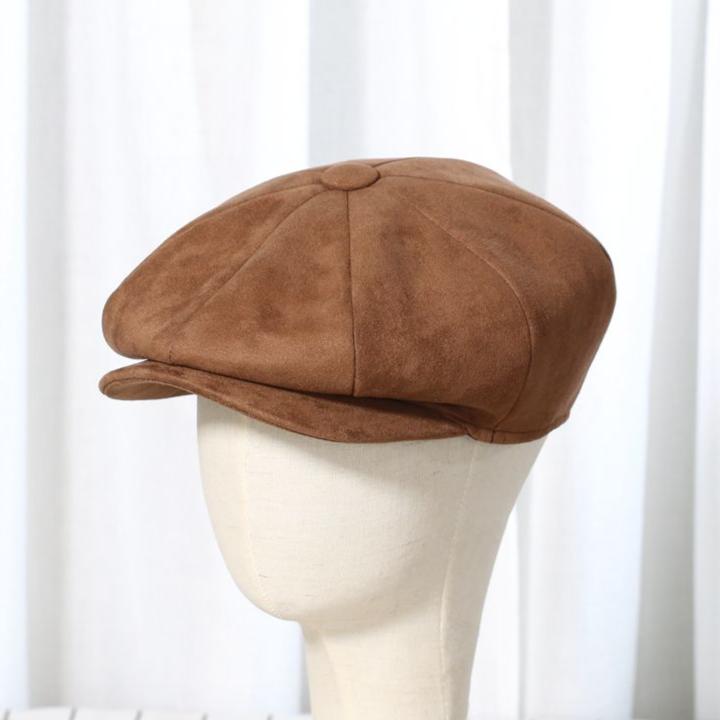 Newsboy Cap Suede