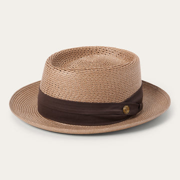 Summer Brown Straw Pork Pie