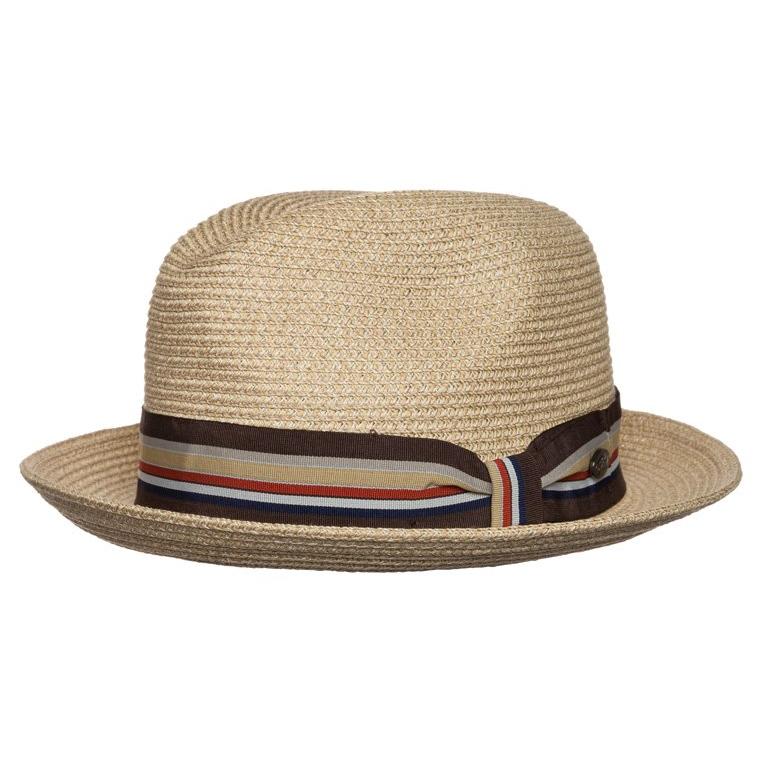 Sophisticate's Signature Summer Braid Fedora Straw