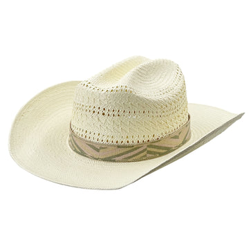 Straw Hat – Half Taco Brim, Light Woven Band