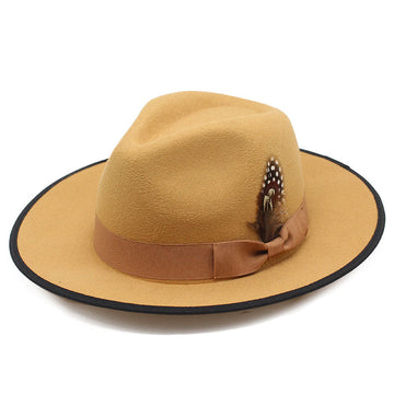 Sophisticate's Signature Fedora-Khaki