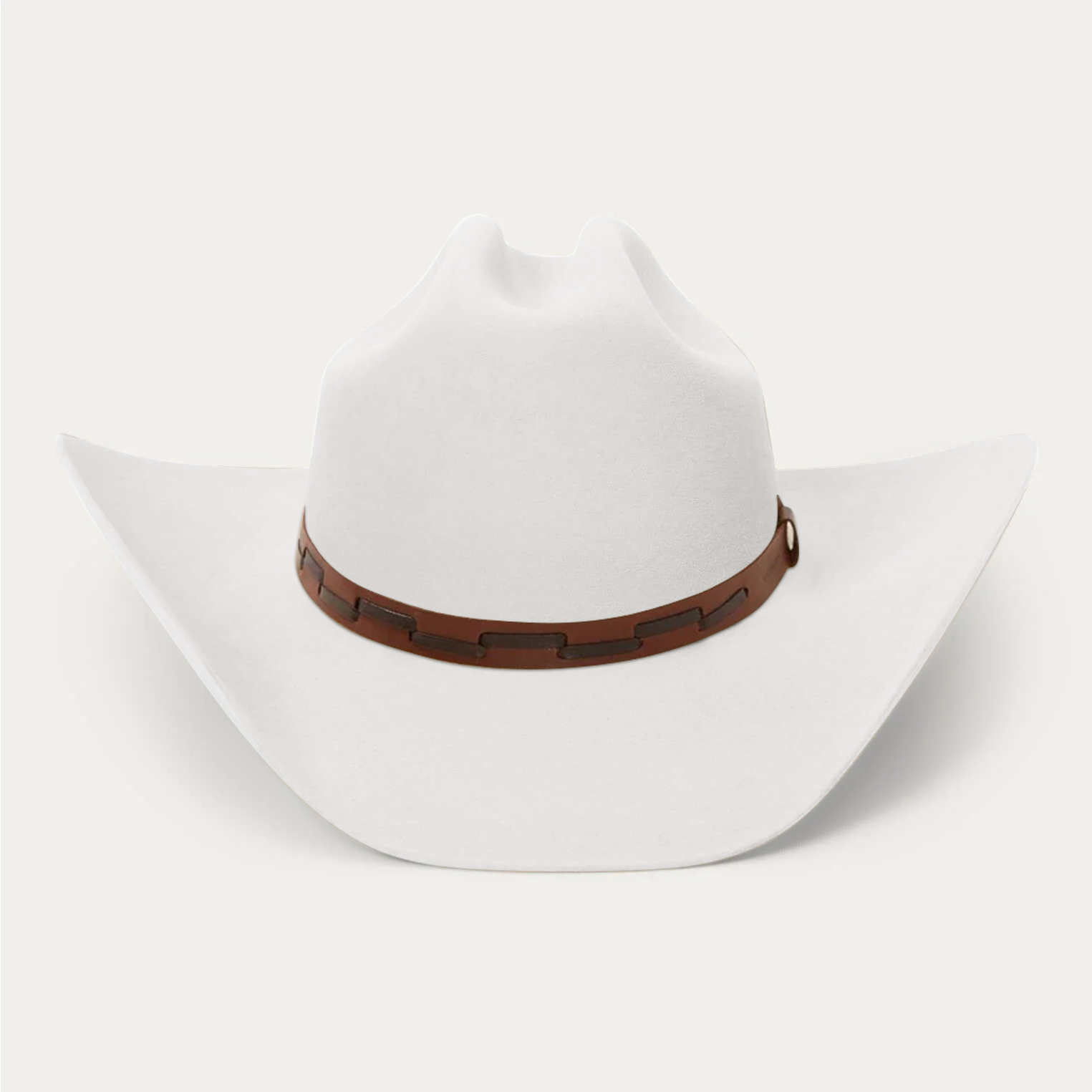 Nomad Felt Cowboy Hat - White