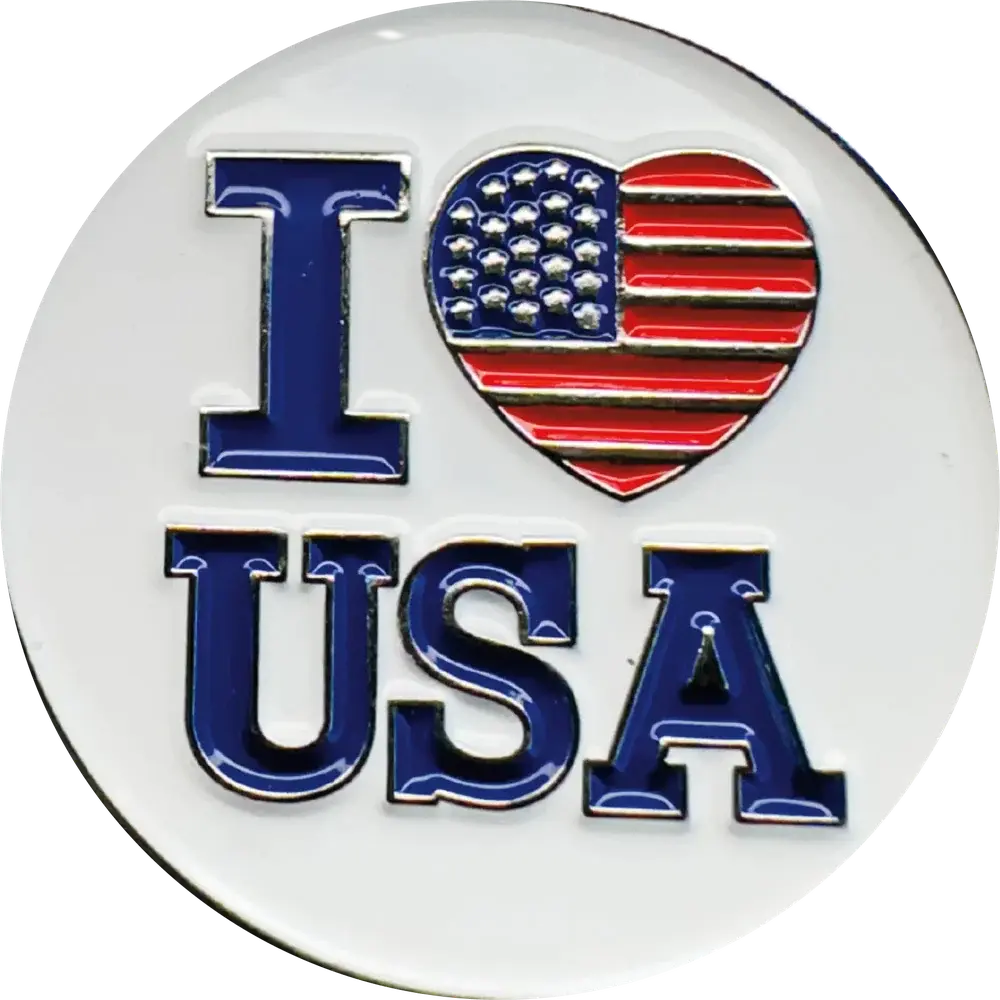 I Love The USA | Magnetic Hat Pin