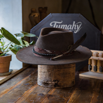 Classic Fedora with Custom Burned Finish