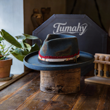 Trendy Felt Hand-Burned Fedora Hat