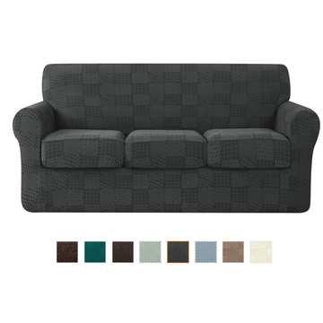 Ellesmere Traditional Jacquard Stretch Sofa Cover Includes Separate Seat Covers