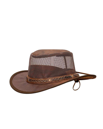 Wagga Wagga with Mesh Leather Hat