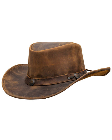 Cheyenne Leather Hat