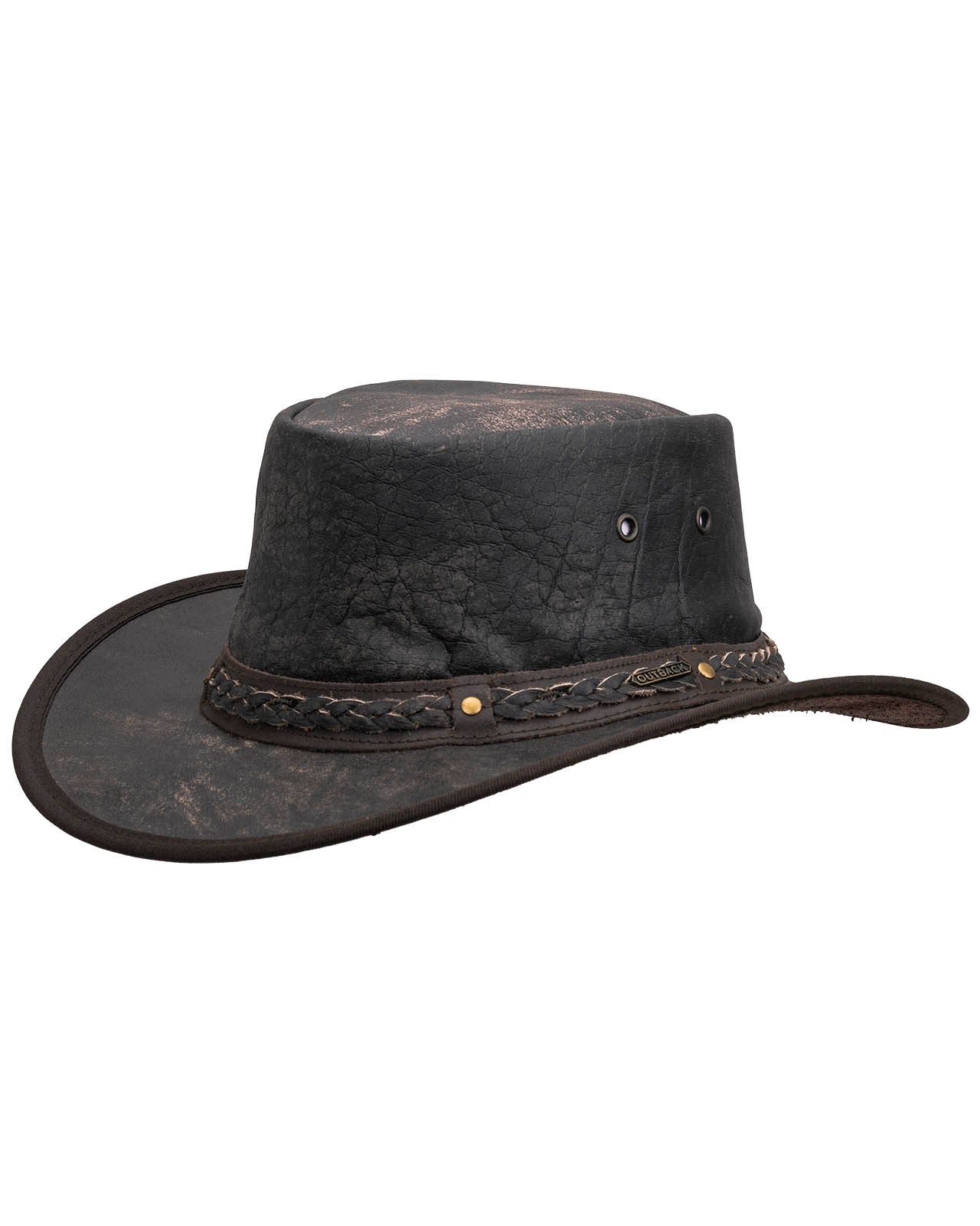 Iron Bark Leather Hat