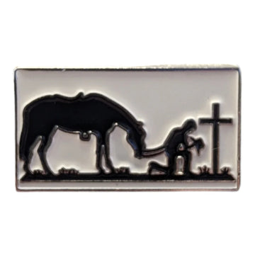 Praying Cowboy | Magnetic Hat Pin