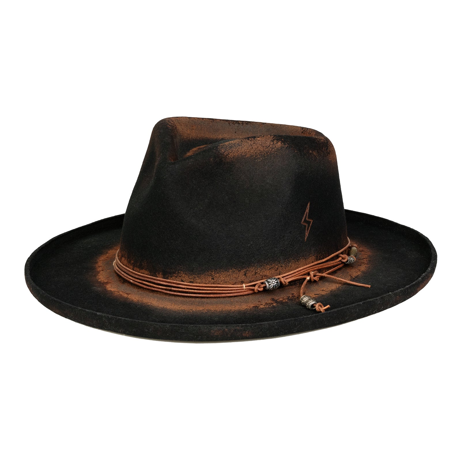 Classic Vintage Distressed Fedora Hat