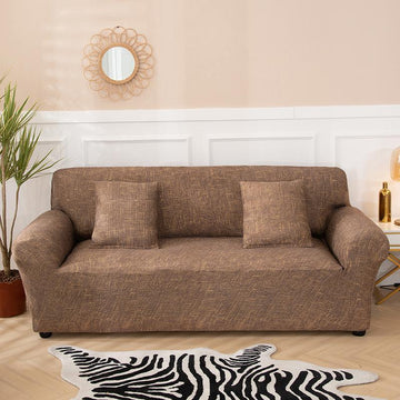 Chestnut Enchantment Sofa Sanctuary Cover Embrace Tranquil Elegance in Your Living Space