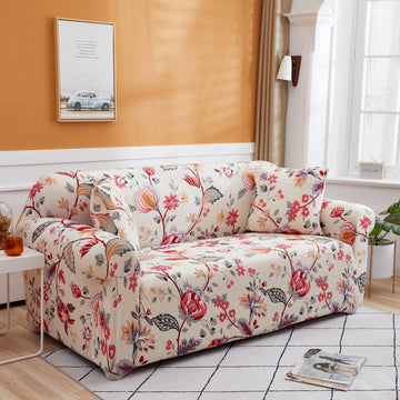 Flower Bloom Haven Sofa Cover