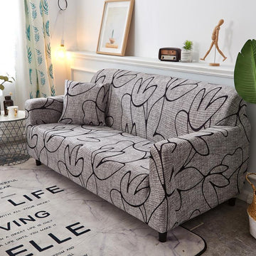 Petal Haven Sofa Cover