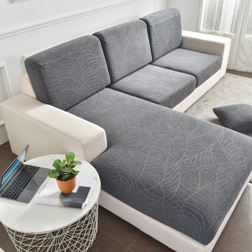 Leaf-Inspired Water-Resistant Sectional Sofa Cover